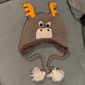 Adult size reindeer beanie